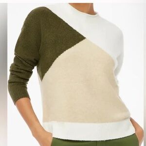 J.Crew Factory Colorblock Mockneck Sweater XS
